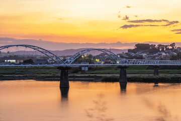 大淀川水管橋 宮崎県宮崎市