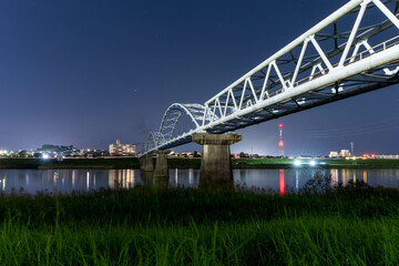 大淀川水管橋 宮崎県宮崎市