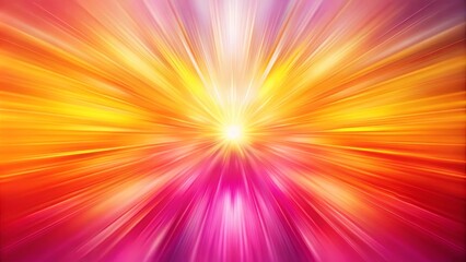 Obraz premium A radiant burst of golden and crimson light, radiating outwards from a central point, creating a dynamic and vibrant abstract composition.