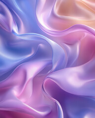 Obraz premium Soft Colorful Silk Fabric Waves Abstract Background.