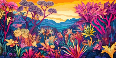 The blooming of Ipe transforms the caatinga, adding vibrant color and life to the arid landscape of the northeast region Ipe Roxo Handroanthus avellanedae (Bignoniaceae)