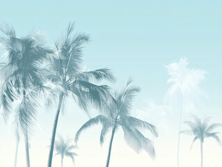 Vector Background with Pale Blue and Seafoam Gradient for Calm and Refreshing Visuals