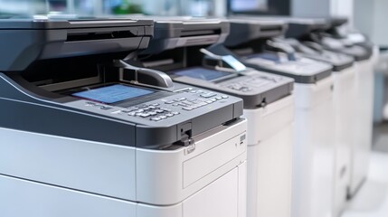 Modern Office Multifunction Printer Photocopier Scanner