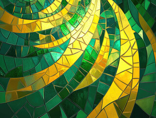 Obraz premium Abstract Mosaic Background with Tiled Patterns for Geometric and Artistic Creations