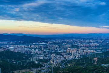 Overlooking the western part of Beijing