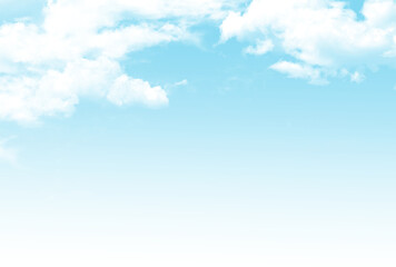 背景素材_青空と雲