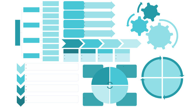 ビジネス用フレームのグラフィック素材イラスト