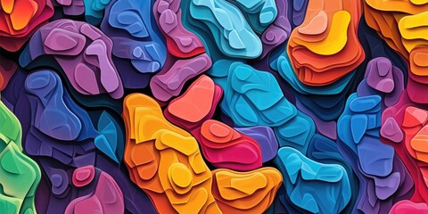 Polished granite rock background with a seamless texture, Seamless polished granite rock texture background