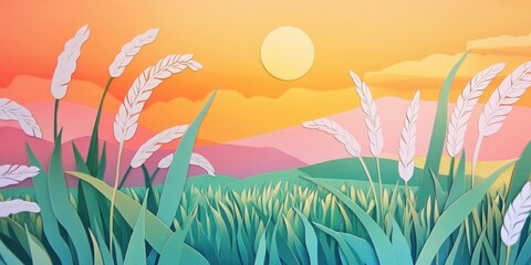 Stunning Rice Plant, Beautiful Rice Crop