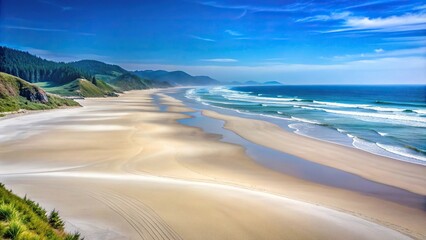 Minimalist Shot Oregon Coast With