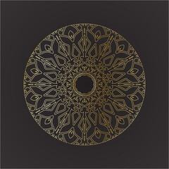 Mandala festas juninas floral ornament.