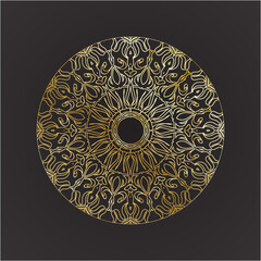 Mandala festas juninas floral ornament.