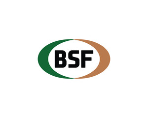 BSF logo design vector template. BSF