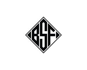 BSF logo design vector template. BSF
