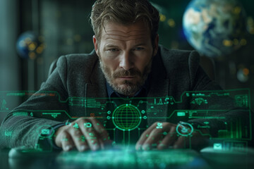 Business and Technology Professionals Working with Data