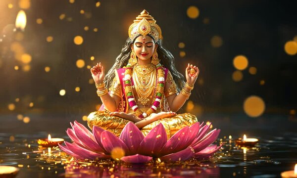 Lakshmi Devi, Goddess of Wealth
