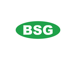 BSG logo design vector template. BSG