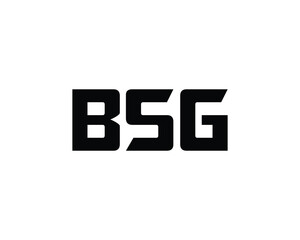 BSG logo design vector template. BSG