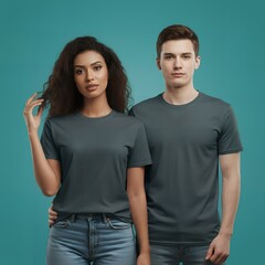 Obraz premium Blank t-shirt mockup