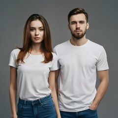 Blank t-shirt mockup