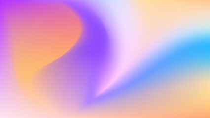 Fototapeta premium ABSTRACT GRADIENT MESH ORANGE PURPLE BLUE BACKGROUND SMOOTH LIQUID COLORFUL BLURRED DESIGN VECTOR TEMPLATE GOOD FOR MODERN WEBSITE, WALLPAPER, COVER DESIGN 