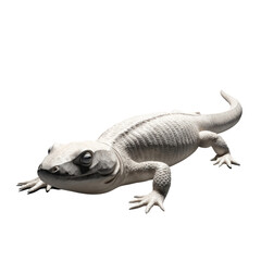Naklejka premium Realistic 3D Model of an Alligator Lizard