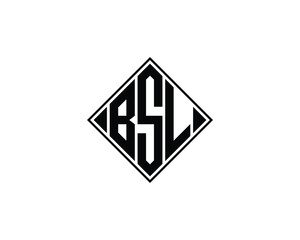 BSL logo design vector template. BSL