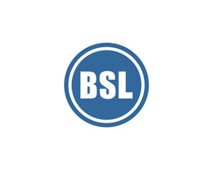 BSL logo design vector template. BSL