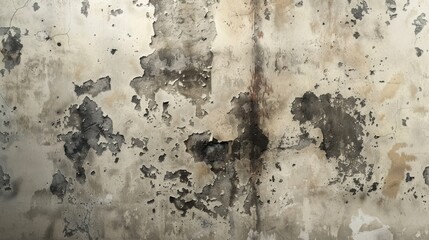 Fototapeta premium Weathered Concrete Wall with Peeling Paint