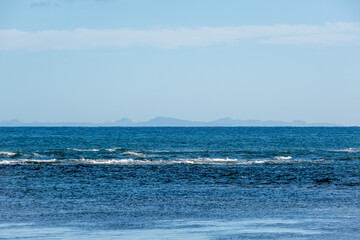 北海道　宗谷岬から望む　樺太サハリン