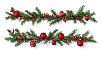Isolated decoration ornament for holiday season.