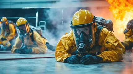 Crisis Simulation Exercise in Hazardous Environment
