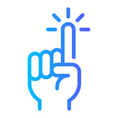 Obraz premium tauhid gradient icon