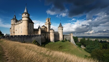 Fototapeta premium Castle stays offer a unique getaway. 