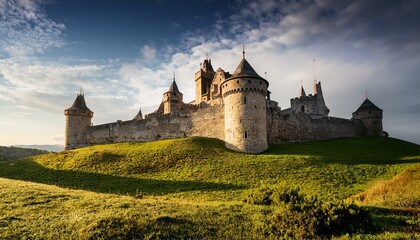 Fototapeta premium Artistic performances enhance the castle experience. 