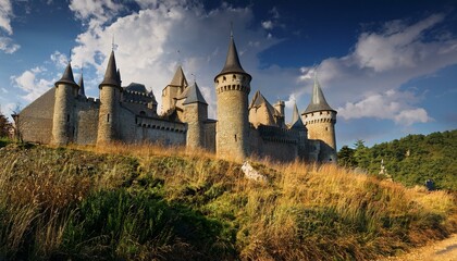 Fototapeta premium Castles as symbols of power and protection.