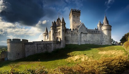 Fototapeta premium The influence of castles on regional landscapes.