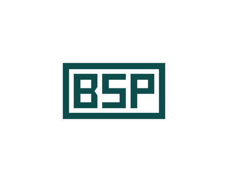 BSP logo design vector template. BSP