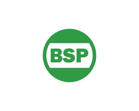 BSP logo design vector template. BSP