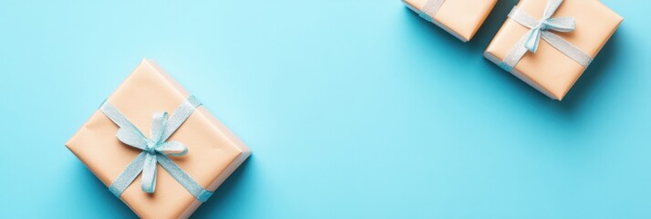 Gift box for holiday closeup view