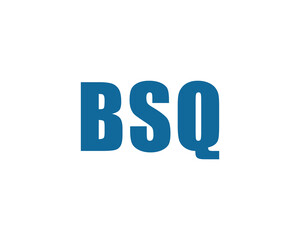 BSQ Logo design vector template. BSQ