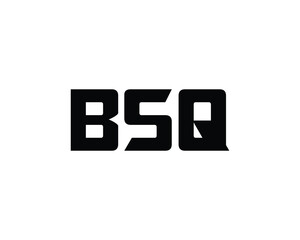 BSQ Logo design vector template. BSQ