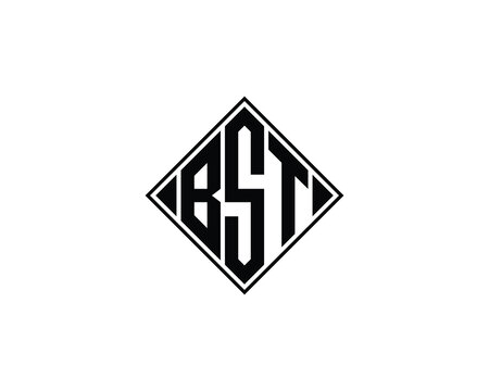 BST logo design vector template. BST