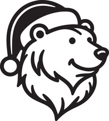 Polar bear vector illustration design and templates