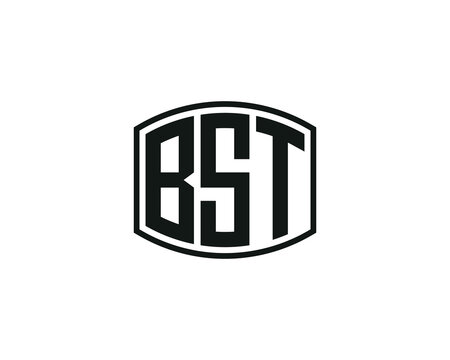 BST logo design vector template. BST