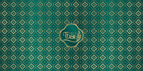 Concept of Thai Art vector designs 