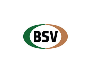 BSV logo design vector template. BSV