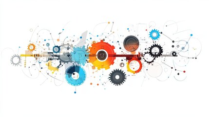 Obraz premium graphic resource for business on white background