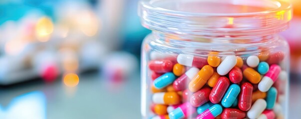 A pharmaceutical plant producing pills and capsules with strict quality control, pharmaceutical production, medical manufacturing