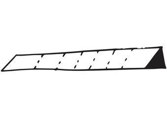 Shape on white background